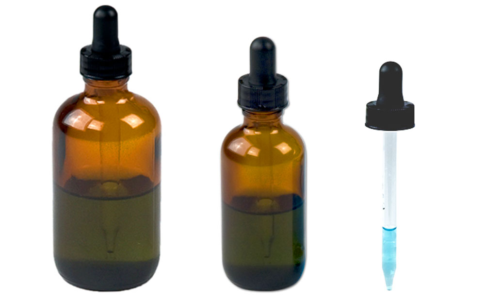 Dropper Bottles with Plastic Pipettes